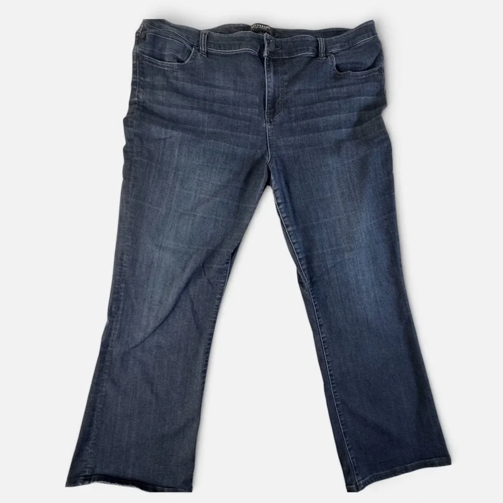 Liverpool Jeans Womens 20W Eco Logical Stretch Dark Wash 30